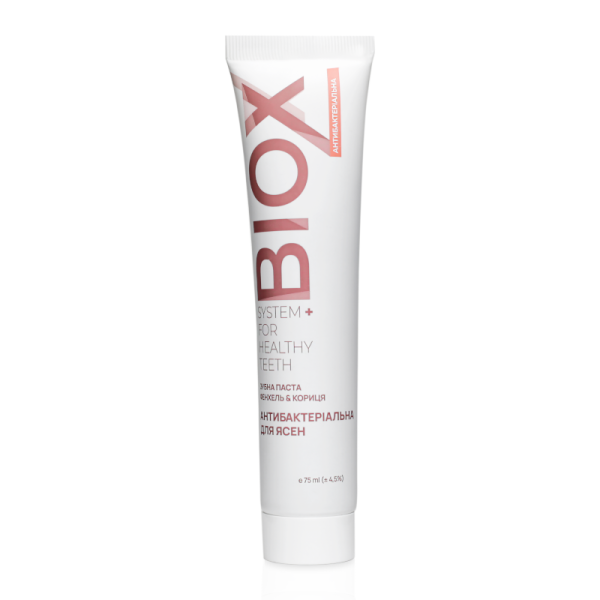 Зубна паста Антибактеріальний догляд для ясен “Фенхель і кориця” Biox (Біокс) (75 мл)