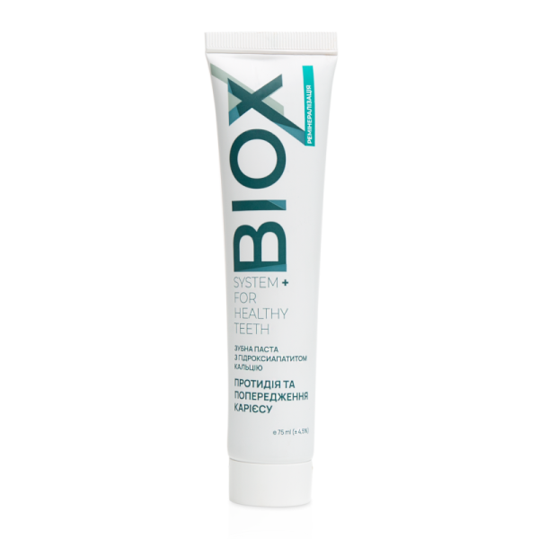Натуральна зубна паста Biox (Біокс) – Протидія та попередження карієсу (75 мл)